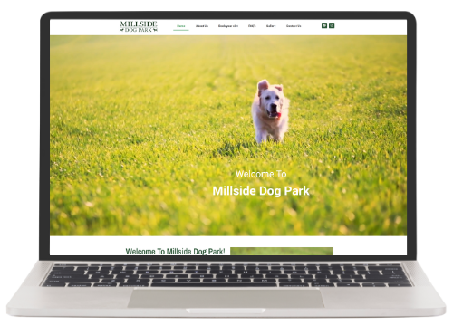wordpress website for Millside dog park
